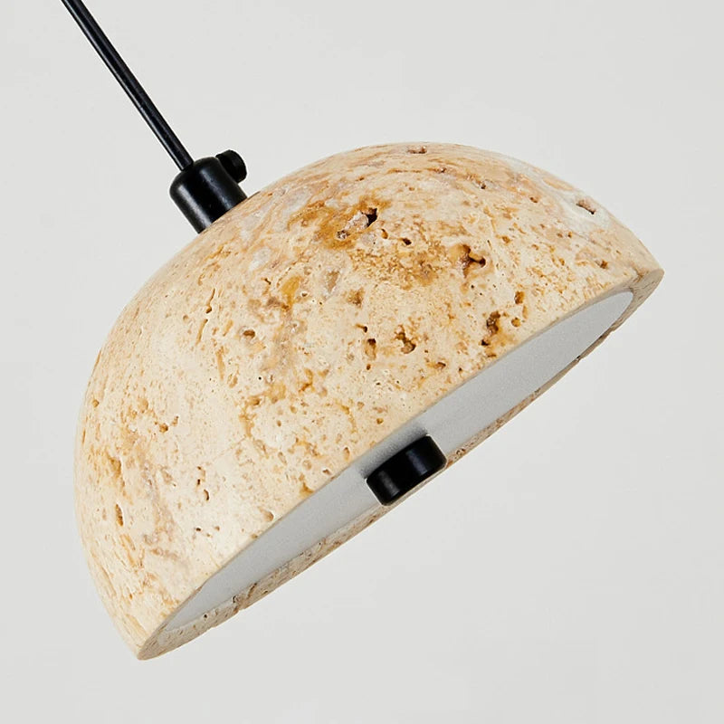suspension wabi sabi trois têtes design minimaliste européen pour restaurants - vue 6 sur 6
