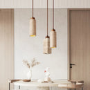 ensemble de 3 suspensions wabi sabi naturelles led