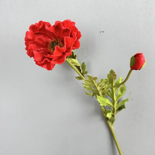 lot de 2 coquelicots artificiels pour décoration de fêtes et festivals - vue 12 sur 12