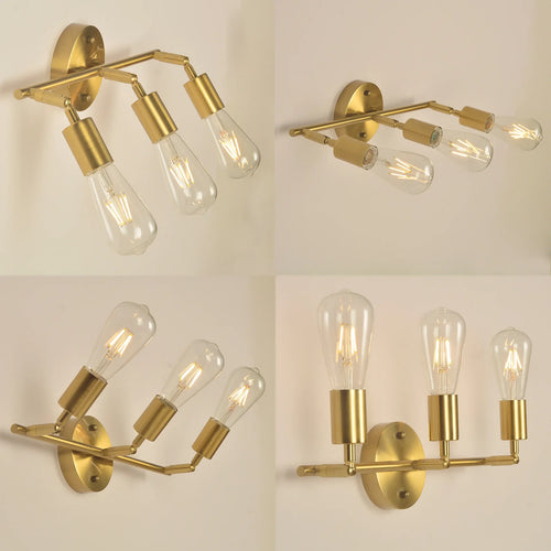 applique murale moderne en métal avec éclairage led - vue 2 sur 7