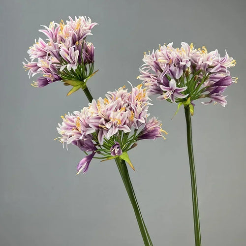 lot de 2 fleurs en soie pour décoration intérieure moderne - vue 4 sur 9