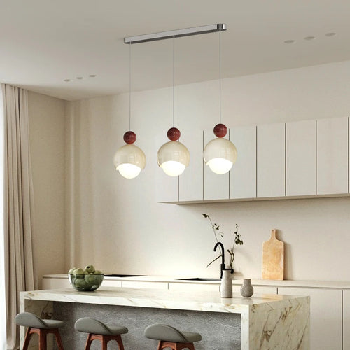 lustre à vent avec éclairage variable pour décoration moderne - vue 3 sur 8