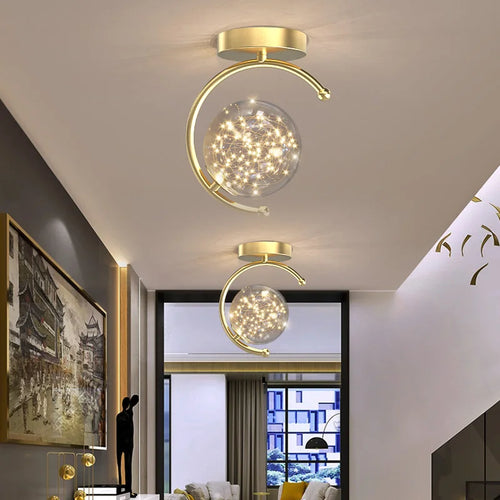 plafonnier led créatif lustre pour divers espaces de vie - vue 3 sur 8