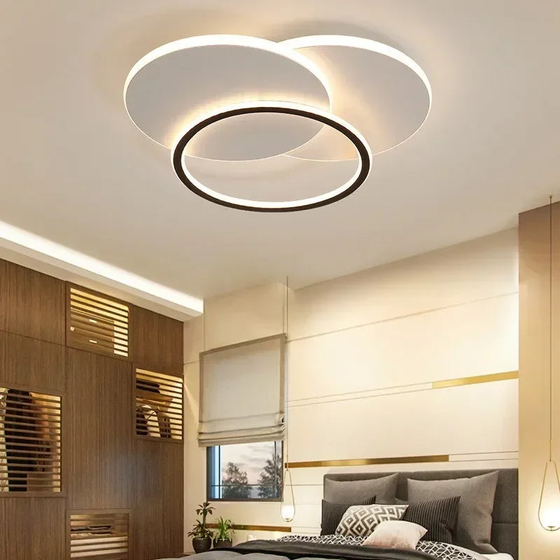 plafonnier led moderne lustre décoratif pour intérieur - vue 6 sur 9