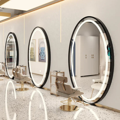 miroir lumineux moderne créatif en forme d'œuf - vue 7 sur 6