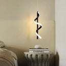 suspension led modernes avec long câble spirale