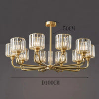 Luxury Home DecorationPendant Lights Crystal Living Room Chandelier, Bedroom Pendant Lamp Ceiling Light Indoor Lighting