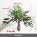 bananier tropical artificiel en pot pour décoration intérieure et extérieure