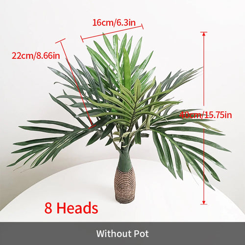 bananier tropical artificiel en pot pour décoration intérieure et extérieure - vue 8 sur 8