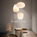 suspension led en verre style japonais moderne pour intérieur élégant