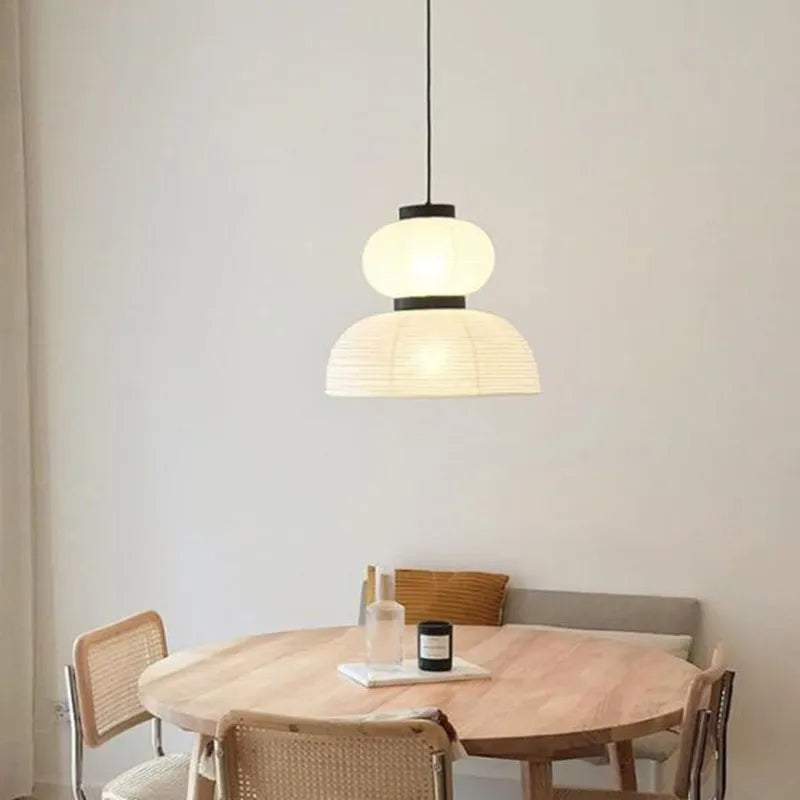 suspension en papier de riz au design danois pour décoration intérieure - vue 5 sur 9