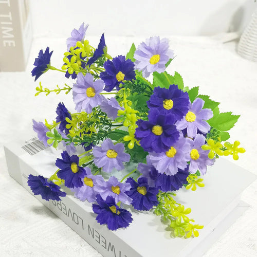 lot de fleurs artificielles résistantes aux uv pour décoration extérieure - vue 14 sur 16