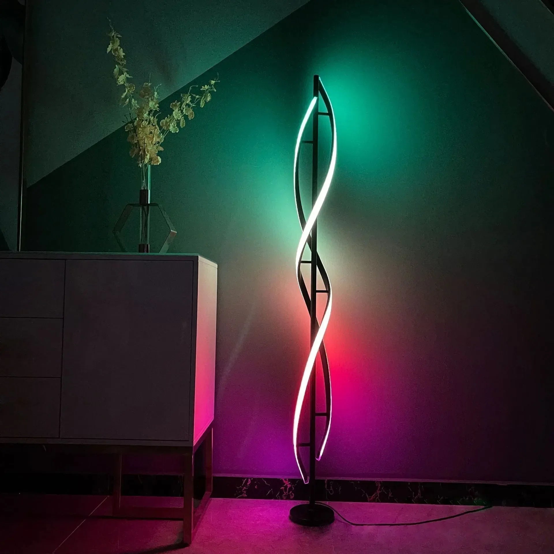 Lampe verticale LED bureau lumière Foom déco chambre - vue 6 sur 10
