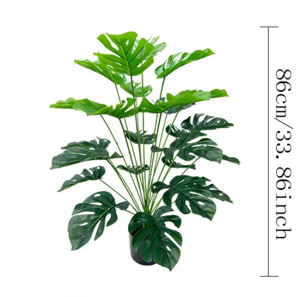 plante artificielle feuilles de tortue pour décoration intérieure - vue 15 sur 25