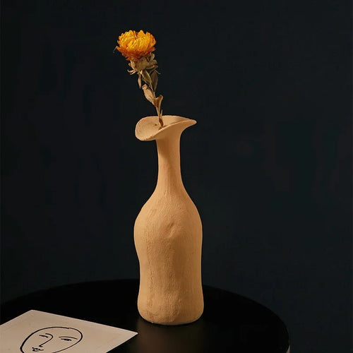 décoration moderne style nordique vase arrangement floral simple - vue 4 sur 10