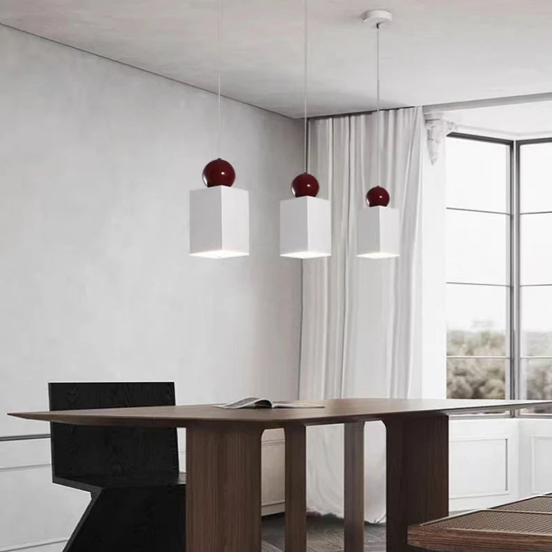 lustre moderne réglable cordon métallique pour intérieur design - vue 3 sur 24