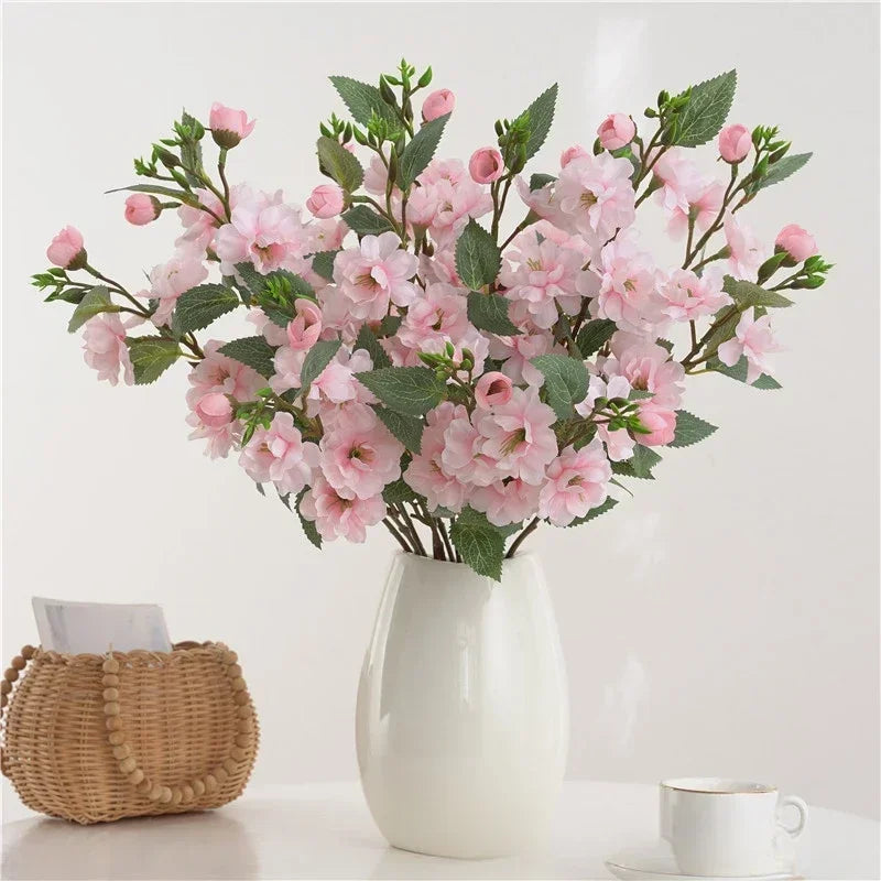 bouquet de roses artificielles en soie pour décoration intérieure - vue 4 sur 11