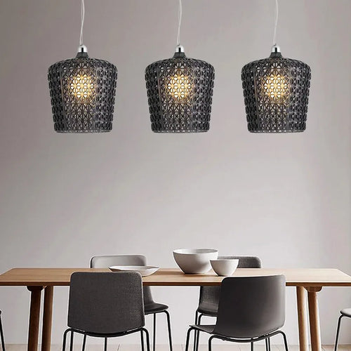 lustre suspendu à led en acrylique design nordique pour éclairage intérieur - vue 4 sur 16