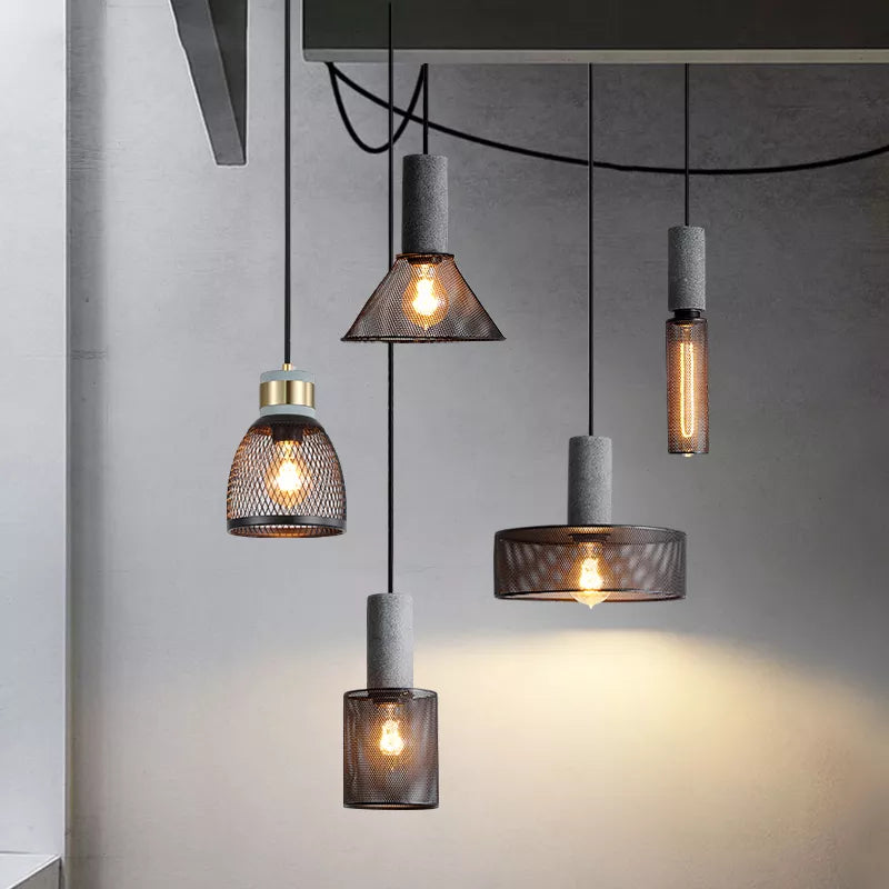 Loft Suspension lampes fer forgé led Vintage Salle à manger - vue 1 sur 12