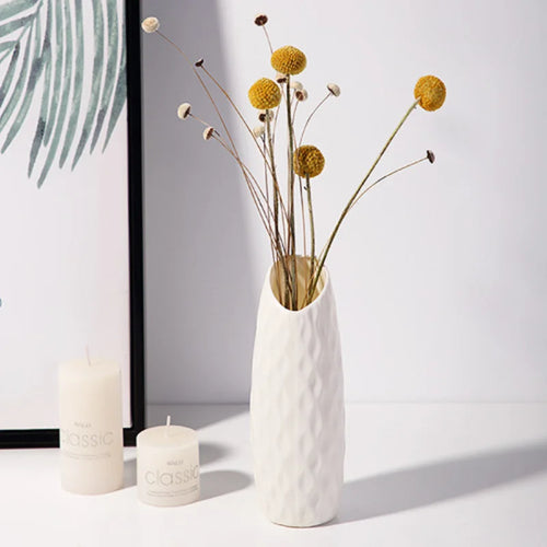vase nordique en plastique pour fleurs décoration moderne maison - vue 7 sur 12
