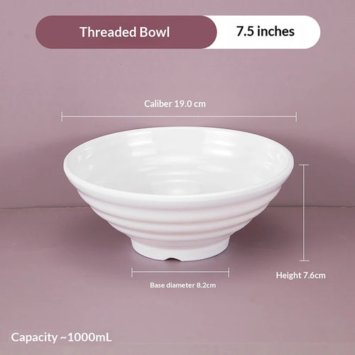 bol ramen melamine epais resistant style japonais cuisine - vue 10 sur 12