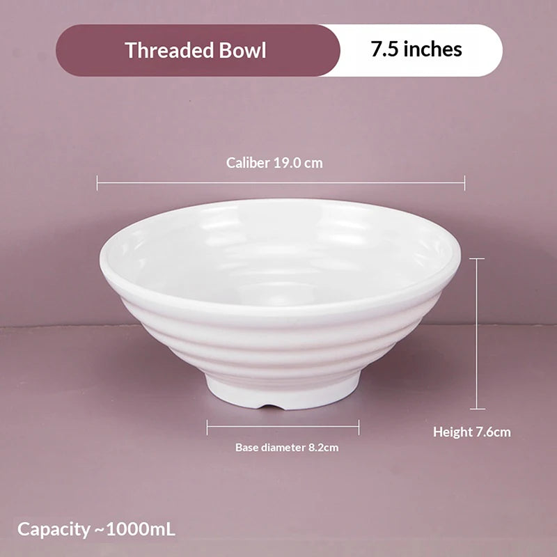 bol ramen melamine epais resistant style japonais cuisine - vue 9 sur 12
