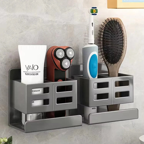 porte-brosse à dents multifonctionnel pour rangement salle de bain - vue 6 sur 8