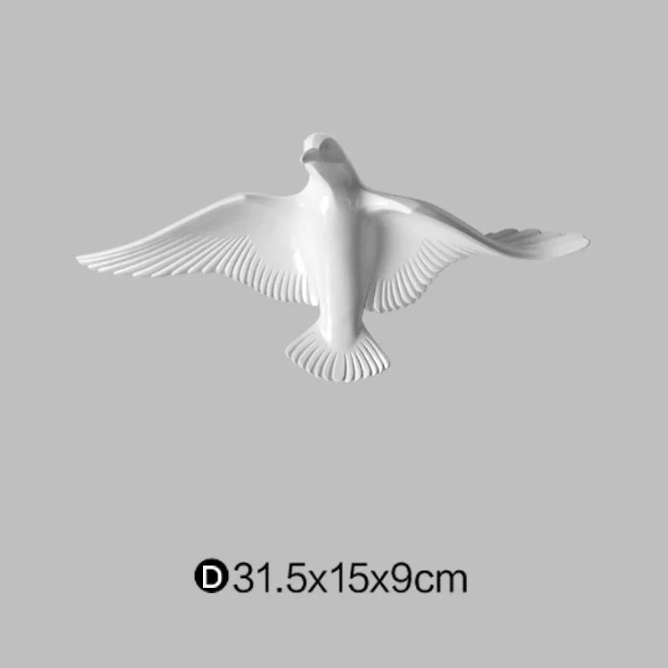 décoration murale créative mouette oiseau pour intérieur - vue 31 sur 36