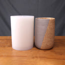 moule en silicone pour pots de fleurs en béton