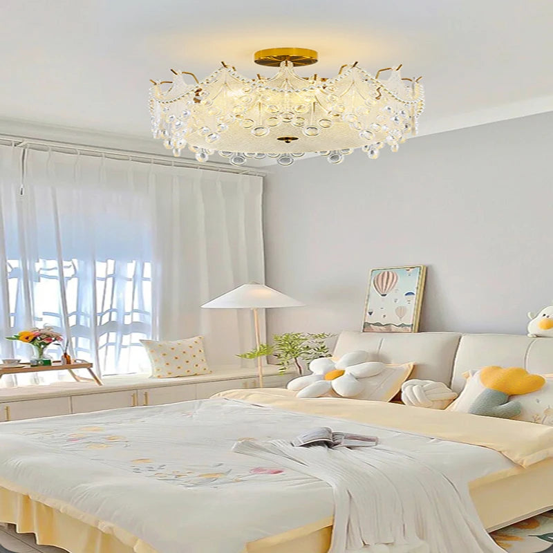 lustre led post-moderne suspendu de luxe pour intérieur - vue 4 sur 9