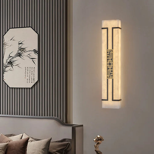 applique murale en marbre style chinois moderne décoratif - vue 6 sur 6