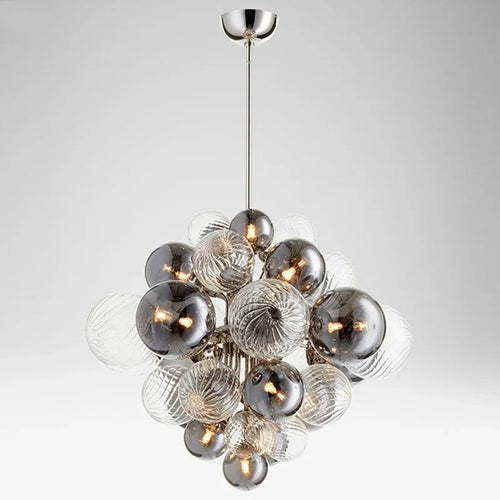 Scandinavia Designer Hanging Rod Pendant Light Ceiling Chandelier Suspension Lamp for Living Room Bedroom - vue 3 sur 9