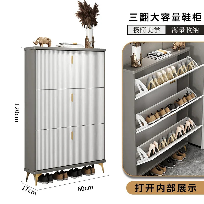 armoire à chaussures moderne multicouches pour un rangement optimal - vue 17 sur 18