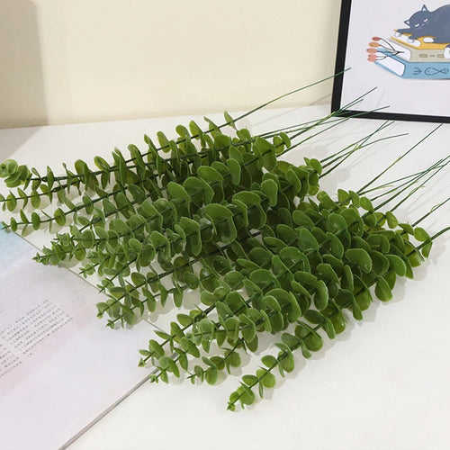 plantes d'eucalyptus artificielles pour décoration mariage et jardin - vue 7 sur 7