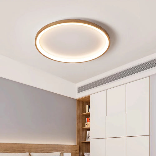 plafonnier led style japonais pour entrée et couloir - vue 6 sur 14