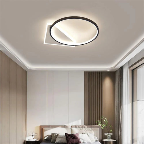lustre led moderne simple décoration maison tondi - vue 5 sur 18