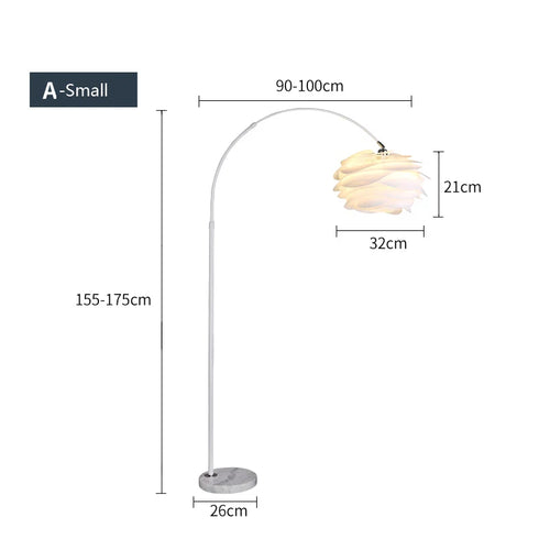 lampadaire en acrylique design pour décoration intérieure élégante - vue 12 sur 17