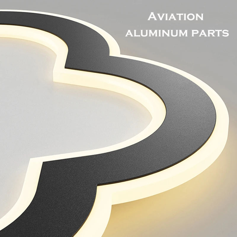 Lampe d'allée ronde Simple plafonnier à LED Dia 25cm monté plafonniers de cuisine créatifs plafonnier carré pour la maison intérieure - vue 5 sur 23