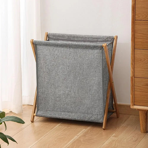 panier de rangement pliable grande capacité pour linge et accessoires - vue 2 sur 9