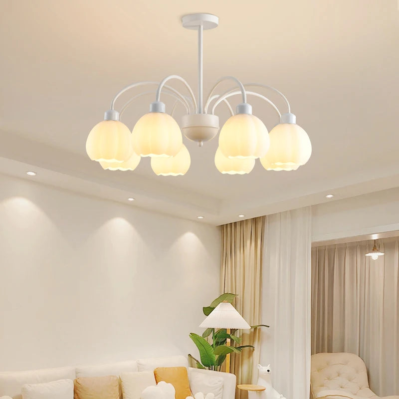 lustre à led design moderne luminaire suspendu décoratif - vue 6 sur 12