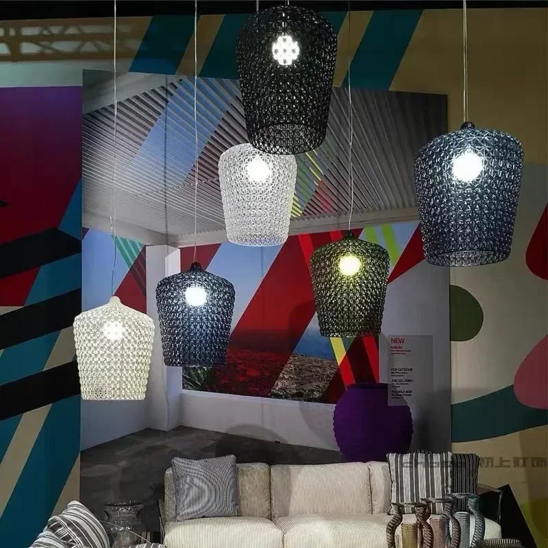 lustre acrylique nordique argyle pour bureaux et maison - vue 2 sur 14