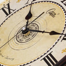 horloge murale rétro silencieuse classique en abs quartz