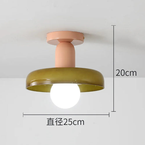 lampe suspendue en verre nordique pour décoration intérieure - vue 13 sur 30