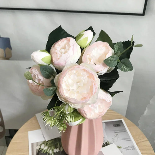 petit bouquet de fleurs artificielles pour décorations printanières et festives - vue 4 sur 34