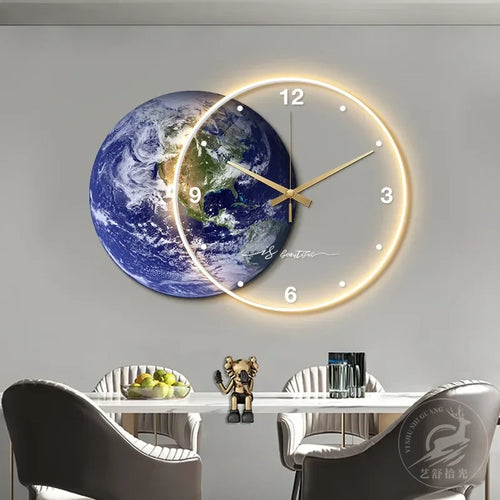 horloge murale design moderne pour décoration intérieure élégante - vue 8 sur 9