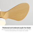 24Inch Mini Ceiling Fan Modern Simplicity Coffee Shop Creative Kid Fan Lights Aisle Balcony Children's Room Fan Lights 110V 220V
