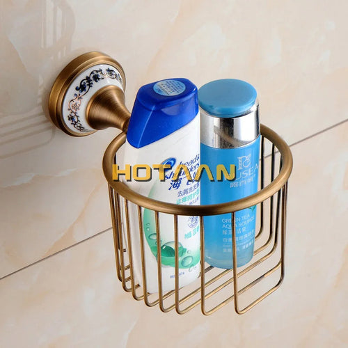 ensembles daccessoires en laiton massif pour salle de bain rétro - vue 3 sur 20