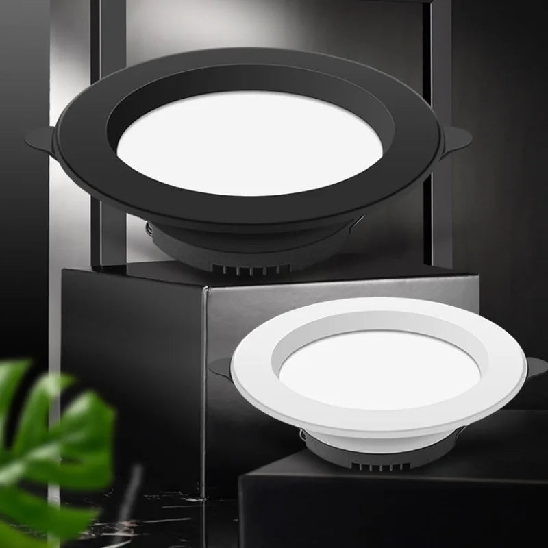 plafonnier led encastré ultra mince en aluminium pour intérieur - vue 8 sur 8