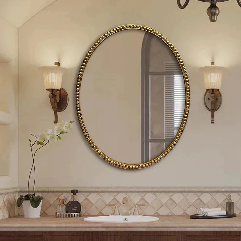 miroirs décoratifs ovales en macramé pour décoration murale - vue 7 sur 13