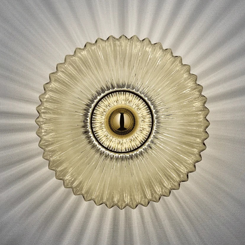 Éclairage en verre Bauhaus Vintage pour salon - vue 6 sur 9